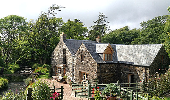 Photo of the Old Mill B&B from above